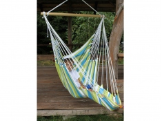 Wide hammock chair with a foot rest, HC-FR