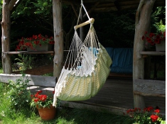 Boho wide hammock chair