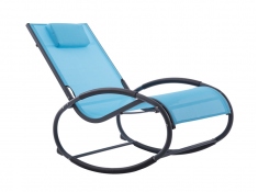 Fotel bujany, WAVEROCK1 - niebieski(OB)