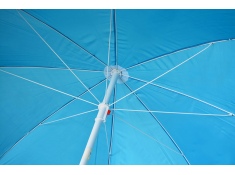 Parasol składany plażowy ogrodowy 240cm- niebieski, 0000007902