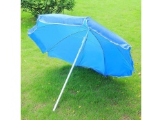Parasol składany plażowy ogrodowy 240cm- niebieski, 0000007902