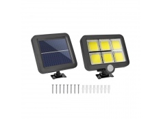 Lampa solarna 120 LED z czujnikiem ruchu + pilot, 0000011444