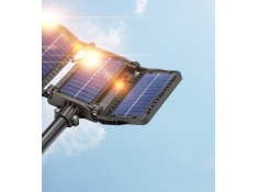 Lampa solarna LED z czujnikiem ruchu i zmierzchu zewnętrzna, 0000012179