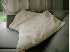 Poduszka hamakowa duża z haftem