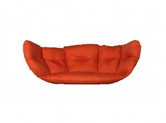 Duża poducha na dwuosobowy fotel wiszący, SwingPod XL poducha - Czerwony(02 - czerwony)