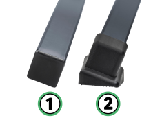 Stelaż na hamak dwuosobowy do 220kg metalowy grafitowy, 0000008196