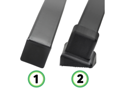 Stelaż na hamak huśtawka stalowy rozkładany 2w1 czarny, 0000004891