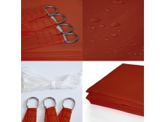 Daszek żagiel przeciwsłoneczny ogrodowy 3.6m ciemny zielony, 0000004710