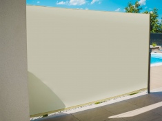 Markiza boczna parawan osłona roleta taras 300x180 beżowa, 0000009831