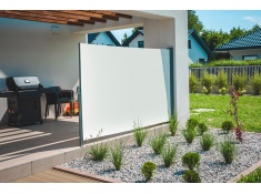 Markiza boczna parawan osłona roleta taras 300x180 beżowa, 0000009831