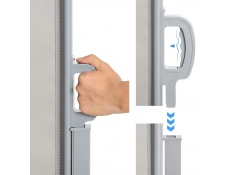 Markiza boczna parawan osłona roleta taras 300x180 beżowa, 0000009831