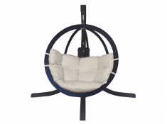 Zestaw: stojak Alicante Antracyt + fotel Swing Chair Single (9), Alicante +Swing Chair Single (9)