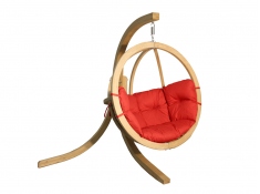 Zestaw: stojak Alicante + fotel Swing Chair Single (3), Alicante+Swing Chair Single (3) - Czerwony(4)