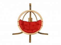 Zestaw: stojak Alicante + fotel Swing Chair Single (3), Alicante+Swing Chair Single (3) - Czerwony(4)