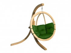 Zestaw: stojak Alicante + fotel Swing Chair Single (3), Alicante+Swing Chair Single (3) - zielony(3)