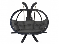 Zestaw: stojak Sintra Antracyt + fotel Swing Chair Double Antracyt (10)