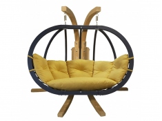 Zestaw: stojak Sintra + fotel Swing Chair Double antracyt