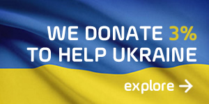 When you buy promotional hammocks, you support FIGHTING UKRAINE - we donate 3% of each order to help Ukraine. 